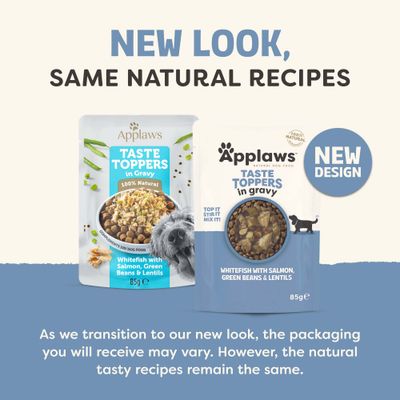 Applaws Taste Toppers i sås 12 x 85 g