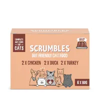 Scrumbles Meat in Jelly Variety Pack Wet Cat Food - Saver Pack: 12 x 80g