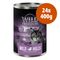 Wild Freedom Adult 24 x 400 g - senza cereali White Infinity - Pollo & Cavallo