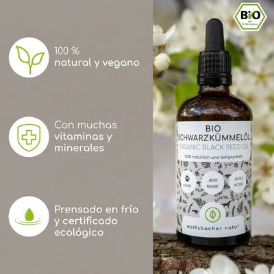 Wolfsbacher Natur Aceite de semilla de comino negro ecológico