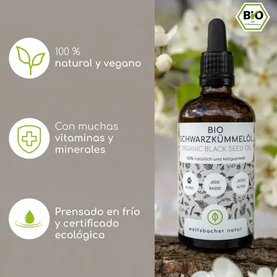 Wolfsbacher Natur Aceite de semilla de comino negro ecológico - 100 ml