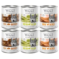 Wolf of Wilderness Adult Single Protein 6 x 800g - Mixed Pack (3 Varieties) 