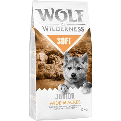 Wolf of Wilderness Junior Soft - Wide Acres - Chicken 12 kg