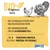 Texte en allemand : Bio Organic Huhn mit Pute, Happy Cat. >90 % tierisches Protein, 10,1/4,4 Protein-/Fettgehalt. Illustrations de poule et dinde.