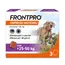 Frontpro Compresse Masticabili, afoxolaner 136 mg, elimina pulci e zecche, efficace per 30 giorni, cani oltre 25–50 kg, confezione da 3 compresse.