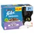 Felix Original mixed selection in jelly, 12 packs, includes chicken, lamb, salmon with white fish, no colourants, suitable for 7+ years, price £3.99 RRP.