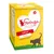 Feringa Geflügel Poultry, mit Möhrchen und Löwenzahn, 0,6 kg (6×100 g). Text v nemčine a angličtine na obale. Žlté balenie s čiernou siluetou mačky.