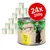Feringa Organic Kitten Chicken with apple & dandelion, 24 x 200g tins. Visible text: HOMEMADE TASTE BEGINS WITH LOVE, BIO, 200g, KITTEN.