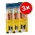 Lot de 3 paquets Rocco Rolls Big Rolls, XL chewing fun!, avec filet de poitrine de poulet, image d’un chien noir et blanc sur chaque emballage, poids 315 g visible. Lot de 3 paquets Rocco Rolls Big Rolls, XL chewing fun!, avec filet de poitrine de poulet, image d’un chien noir et blanc sur chaque emballage, poids 315 g visible.