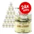 Purizon Chicken Fillet with Game & Rabbit, 24 x 400g tins for adult dogs, 45% chicken fillet. Large tin in front, pyramid of tins behind, red badge shows '24x 400g'.