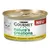 Lata de comida para gatos Purina Gourmet nature's creations. Texto visible: NEU, Mit ausgewählten natürlichen Zutaten, Schonend gegarte feine Streifen. Imagen de un gato blanco.