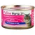 Feline Porta 21, alimento complementare per gatti, carne intera di tonno con gamberetti in gel. Testo in tedesco: 'ganzes Thunfischfleisch mit Shrimps in Gel'. Immagine di un gatto sull'etichetta.