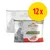 almo nature HFC Natural, 12x55g, poulet et crevettes pour chat adulte, lot de 2 paquets de 6 sachets, texte visible : profits 100 % to nature