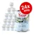 Purizon Chicken Fillet with Salmon for adult cats, 24 tins of 400g each. Large red badge shows '24x 400g'. Text on tin: 45% chicken fillet. Brand name Purizon visible. Purizon Chicken Fillet with Salmon for adult cats, 24 tins of 400g each. Large red badge shows '24x 400g'. Text on tin: 45% chicken fillet. Brand name Purizon visible.