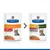 Hill's Prescription Diet Urinary Care c/d met kip verpakking naast nieuwe verpakking: c/d + Metabolic Urinary Stress Urinary + Weight Care Chicken. Beide tonen kat en brokjes.