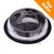 Edelstahlnapf mit schwarzem Gummiring, orange Ecke mit Aufschrift Top Seller
