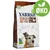 Yarrah Senior Dog Food, protein 25 %, fat 10 %, økologisk mærke, billede af hund på posen, grøn ØKO-cirkel, tekst: 100 % recyclable, Better Leven, EU-økologimærke