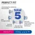PERFECT FIT total 5. Texte en allemand : soutient les défenses naturelles, bonne santé bucco-dentaire, digestion saine, peau et pelage sains, contrôle du poids. ADULT 1+, moins de 10 kg.