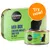COSMA Pure Love Mix Box Chicken Breast and Fish in Jelly, single protein. Tin label: COSMA Pure Love Skipjack Tuna in Jelly, single protein pure fish. Orange badge: Try now!