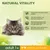 Natural Vitality, adult 1+, mit Huhn und Truthahn. Hergestellt mit natürlichen Zutaten, 70% Protein tierischer Herkunft, Sonnenblumenöl für Haut und Fell, Hefe als Vitamin B-Quelle.