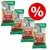 Fire poser Barkoo Mini Bones Beef with beetroot & nettles, 200 g, Grain Free Recipe, No added sugar. Rødt procenttegn indikerer tilbud eller rabat.