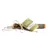 Olive wood chew stick by Beeztees, size S, tied with label and string.