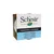 Schesir Nature for Cat. Tonnetto con Calamari. Thunfisch mit Tintenfisch. Verpackung mit mehrsprachiger Produktbeschreibung.
