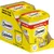 Lot de 2 boîtes Dreamies Mega Box 350 g, total 700 g. Marque Catisfactions également visible. Illustration de chat et morceaux de fromage sur l’emballage jaune.