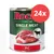 Rocco Single Meat vacuno, 24x800g latas. Imagen de carne cruda y símbolo de vaca. Rocco Single Meat vacuno, 24x800g latas. Imagen de carne cruda y símbolo de vaca.