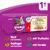 Whiskas 8 boîtes La Carte Mer et Campagne en gelée : 2x bœuf aux carottes, 2x volaille aux carottes, 2x dinde, 2x truite. Repas 100 % complet et équilibré. Pour chats dès 1 an.