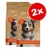 Lot de 2 sacs Dog's, croquettes pour chien adulte, saveur bœuf, 12 kg chacun. Texte visible : RIND Bœuf Vacuno Manzo Beef. Croquettes naturelles super premium.