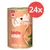 WOW Dog Premium Feuchtnahrung Lachs Adult, Made in Austria, 71% Fleisch & Innereien, 0% Getreide, Packung mit 24 Dosen. WOW Dog Premium Feuchtnahrung Lachs Adult, Made in Austria, 71% Fleisch & Innereien, 0% Getreide, Packung mit 24 Dosen.