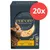 Encore Chicken Selection, 100% ingrédients naturels, 20 sachets : 2x filet de poulet, 2x filet de poulet avec canard, 1x filet de poulet avec saumon en sauce. Emballage avec chat. Encore Chicken Selection, 100% ingrédients naturels, 20 sachets : 2x filet de poulet, 2x filet de poulet avec canard, 1x filet de poulet avec saumon en sauce. Emballage avec chat.