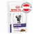Royal Canin Veterinary Neutered Balance, hergestellt in Österreich, Beutel mit Abbildung einer Katze und Futterstücken, Aufschrift: Thin slices in gravy.
