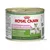 Royal Canin Starter Mousse Mother & Babydog, blik met afbeelding van volwassen hond en twee puppy’s. Tekst: Birth Programme, Hündinnen und Welpen bis zum 2. Lebensmonat.
