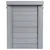 Grey wooden panel with horizontal slats, suitable for furniture or casing construction.