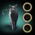 100% complete and balanced nutrition, with natural and high quality ingredients, no artificial colorants or preservatives. Three circular badges beside a grey cat.