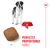 Large brown dry food piece with a 1 cm scale, next to it a dog and a bowl with food. Text: Perfectly proportioned kibble. Large brown dry food piece with a 1 cm scale, next to it a dog and a bowl with food. Text: Perfectly proportioned kibble.