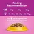 Feeding recommendation: 3kg cat 45-50g, 4kg 55-65g, 5kg 65-75g. 15g dry food can be replaced with 1 x 85g WHISKAS wet food.