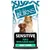 Burns SENSITIVE Fish & Wholegrain Maize Adult/Senior hundefoder, billede af to hunde på posen
