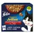 Purina Felix Sensations Jellies Countryside Selection in Jelly, 24x con manzo, pollo, anatra, agnello. Nessun colorante. Immagine di cibo per gatti e gatto illustrato sulla confezione.
