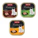Kombi-Paket animonda vom Feinsten Adult 36 x 100 g - 12 x Geflügel & Kalb / 12 x Multi-Fleischcocktail / 12 x Pute & Kaninchen