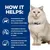 How it helps: reduces stress linked to urinary signs, dissolves struvite stones in as little as 7 days, decreases long-term risk of struvite and calcium oxalate stones when fed daily.