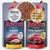 Dwie puszki Rocco: Classic Beef with chicken 400 g, Real Hearts Beef 400 g. Widoczne napisy: 100% fresh ingredients & grain-free recipe, with whole chicken hearts. Dwie puszki Rocco: Classic Beef with chicken 400 g, Real Hearts Beef 400 g. Widoczne napisy: 100% fresh ingredients & grain-free recipe, with whole chicken hearts.