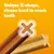 Unique X-shape, cleans hard-to-reach teeth.