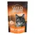 Wild Freedom Wild Bites Wide Country. Frisches Hühnerfleisch mit Wildkräutern, 100% getreidefreie Rezeptur, +Taurin. Verpackung mit Katzenmotiv, 80g.
