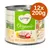 Feringa Organic kyckling med äpple och maskros, 12x200g. Bild på kattmatburk med text: Grain-free recipe, 72 % selected animal ingredients. Bild på katt och ingredienser.