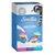 Smilla Milky Cups blandet pakke, 25x15g. Varianter: 9x granatæble, 8x biotin, 8x beta-glucan. Emballagen viser kat og produktbilleder.