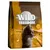 Wild Freedom Golden Valley, 100% grain-free recipe, lots of fresh poultry meat with rabbit, 400g. Ambalaj cu imagine de pisică și peisaj de câmpie. Text în limba engleză.