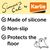 Simon's Cat Napfunterlage, türkis